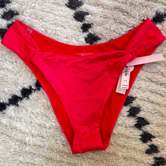 NWT Victoria’s Secret Swim Brazilian twist bikini bottom (size L) - Picture 3 of 8